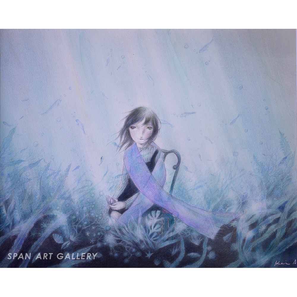 味戸ケイコ 平面作品『水の栞』